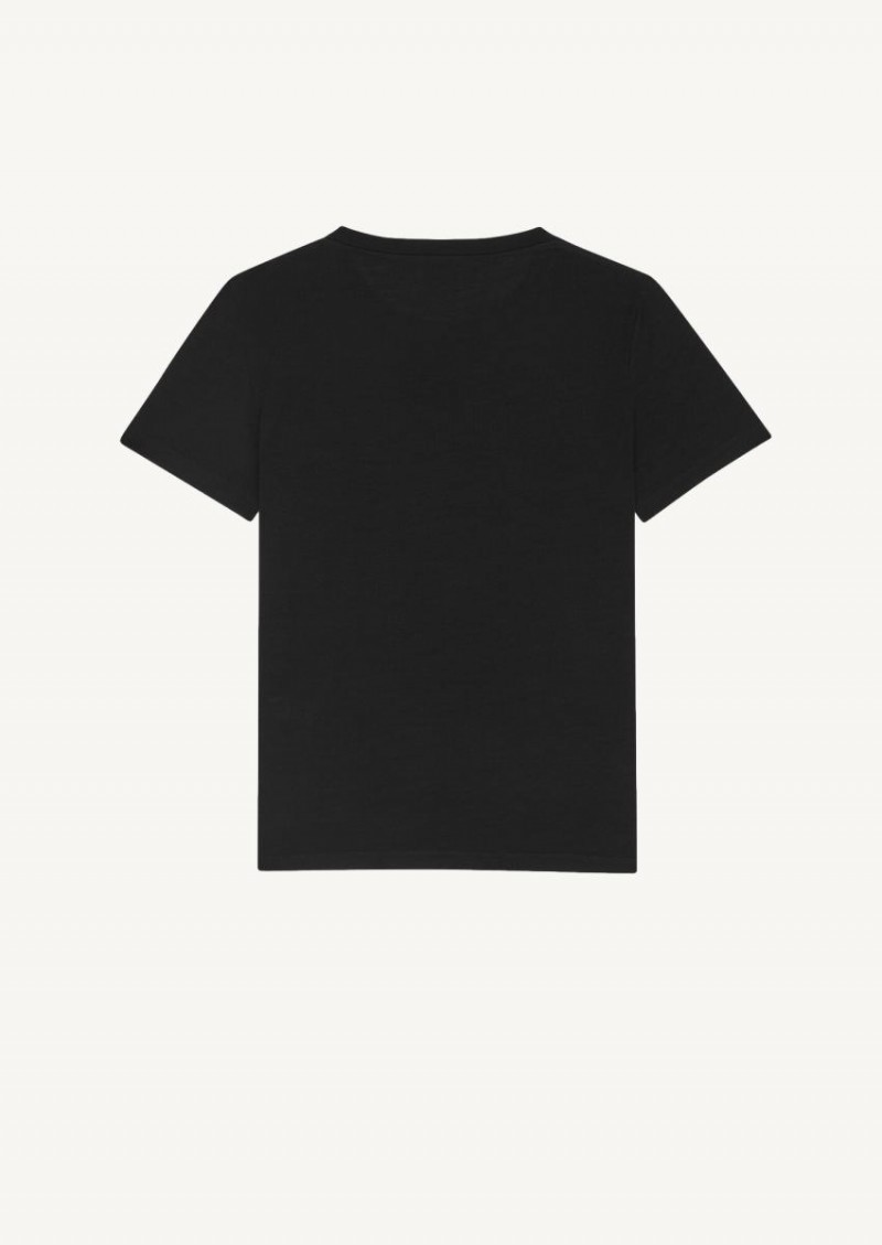 T-shirt monogramme Noir