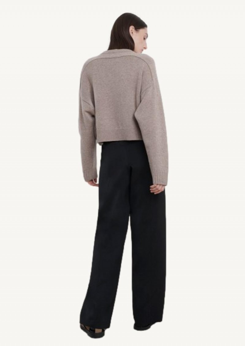 Bruzzi oversized sweater brown
