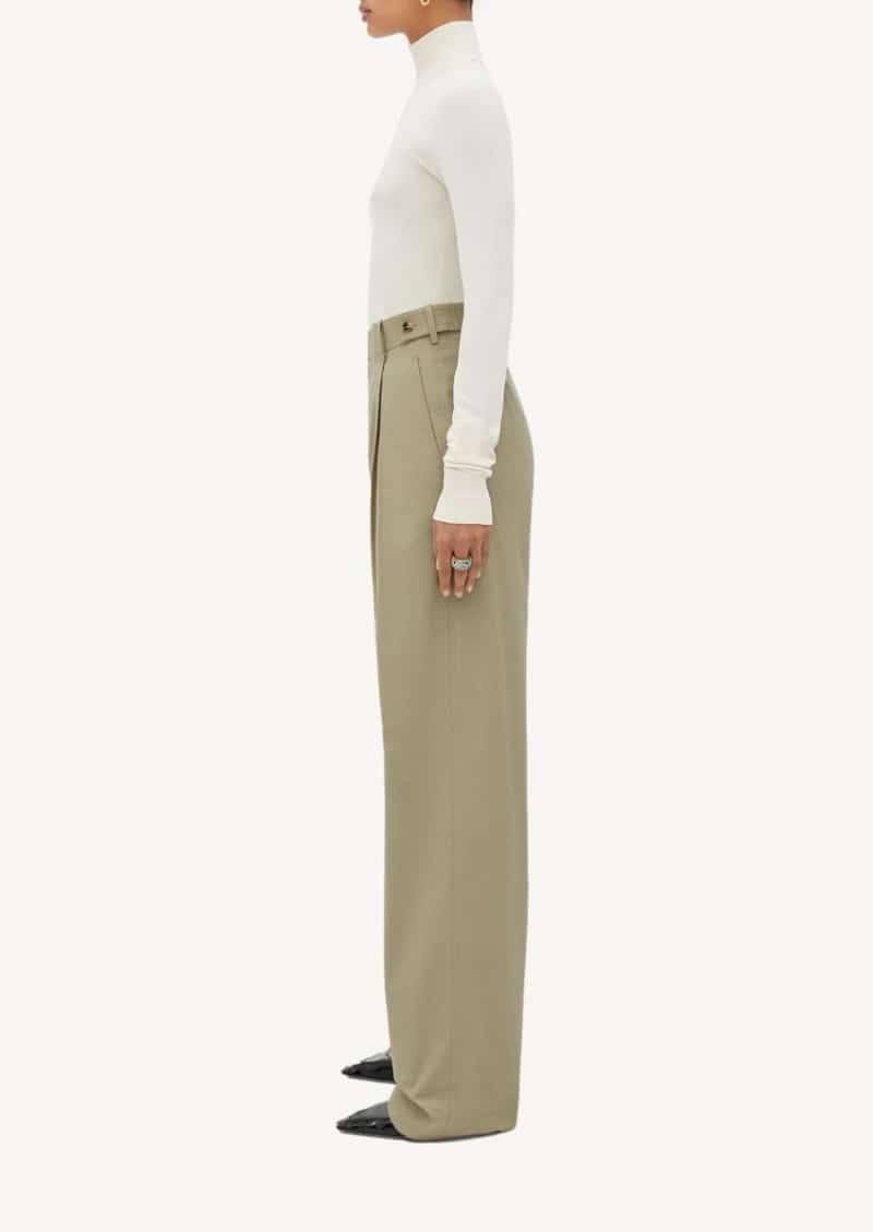 Travertine tapered pants