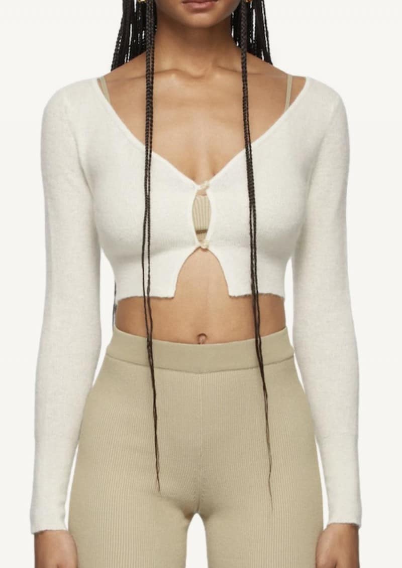 Le cardigan Alzou off white