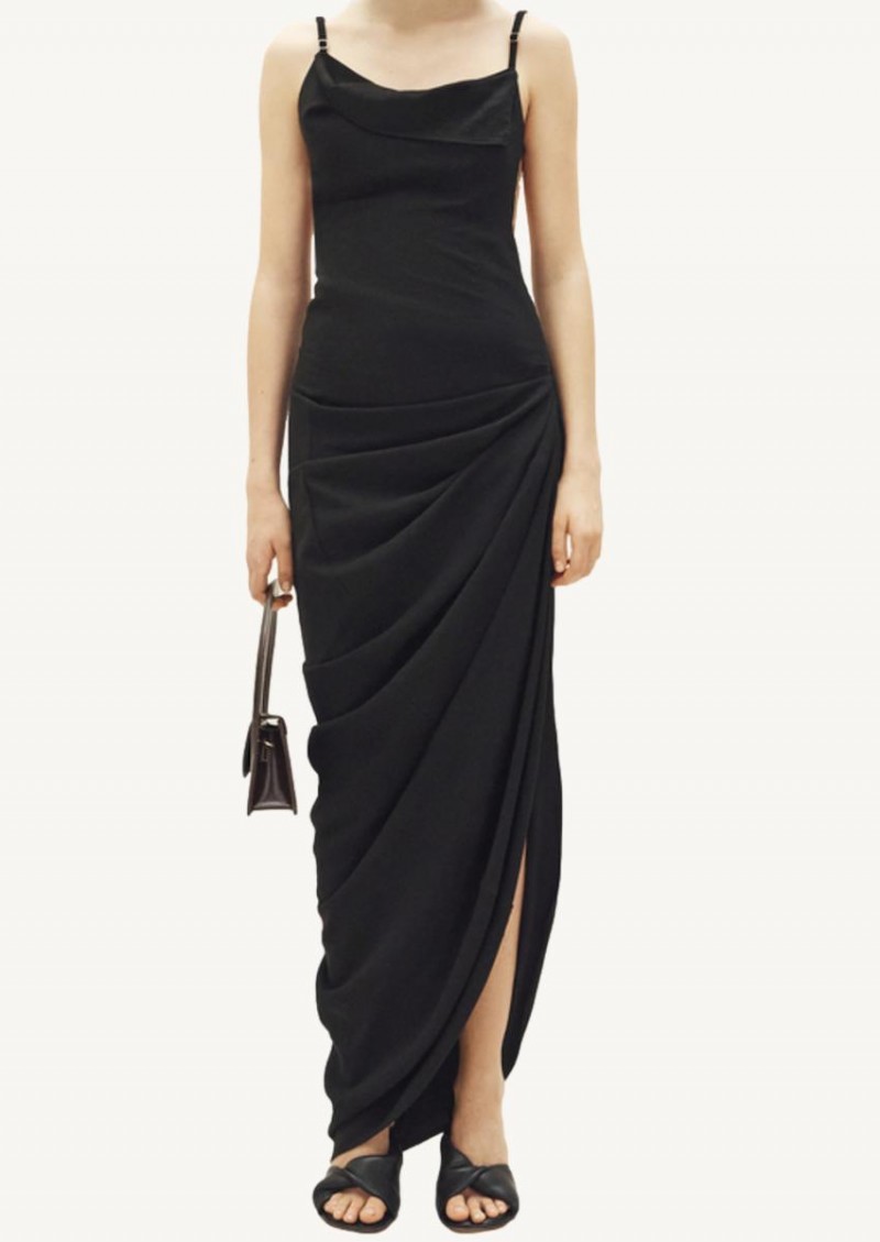 The long black Saudade dress