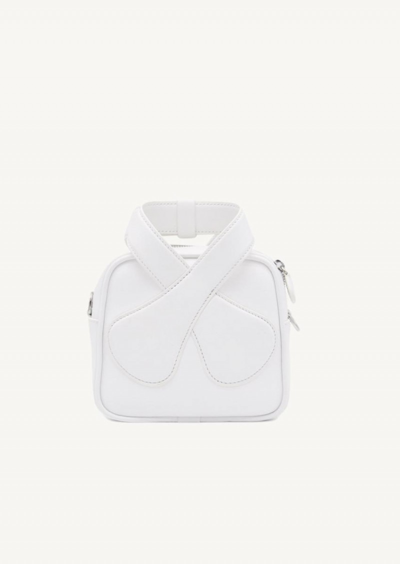 White heritage Loop mini tote shoulder bag