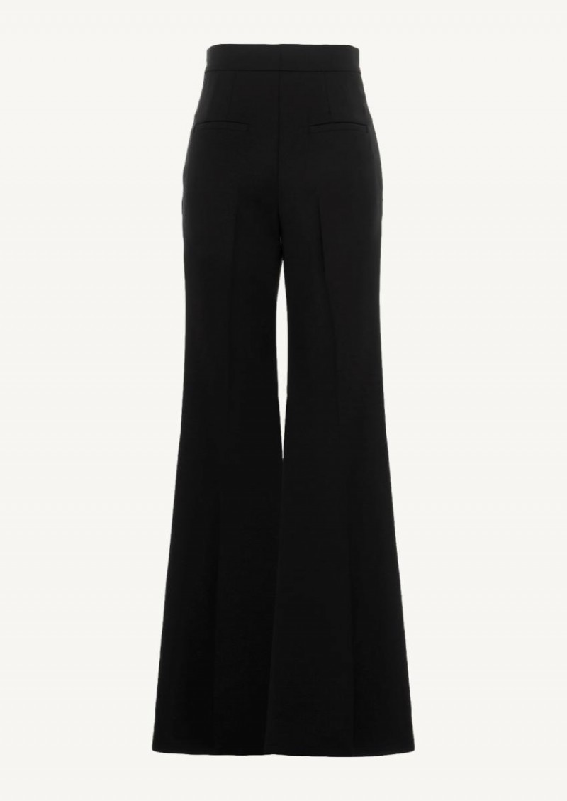 Black flared pants