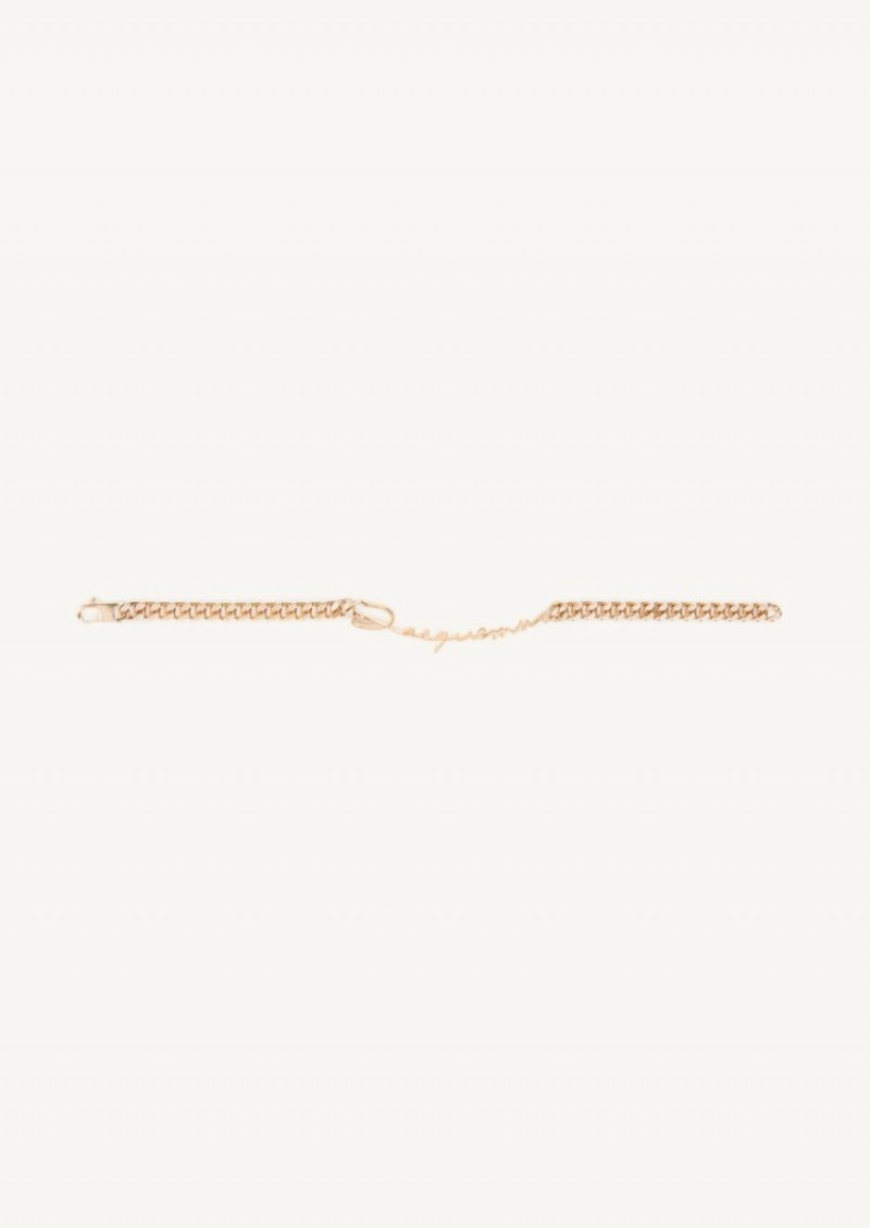 La gourmette Jacquemus gold