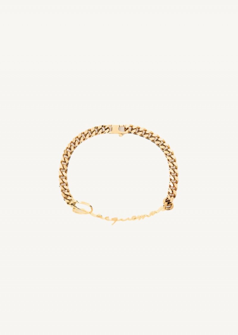 The Jacquemus gold bracelet - Jacquemus | Département Féminin
