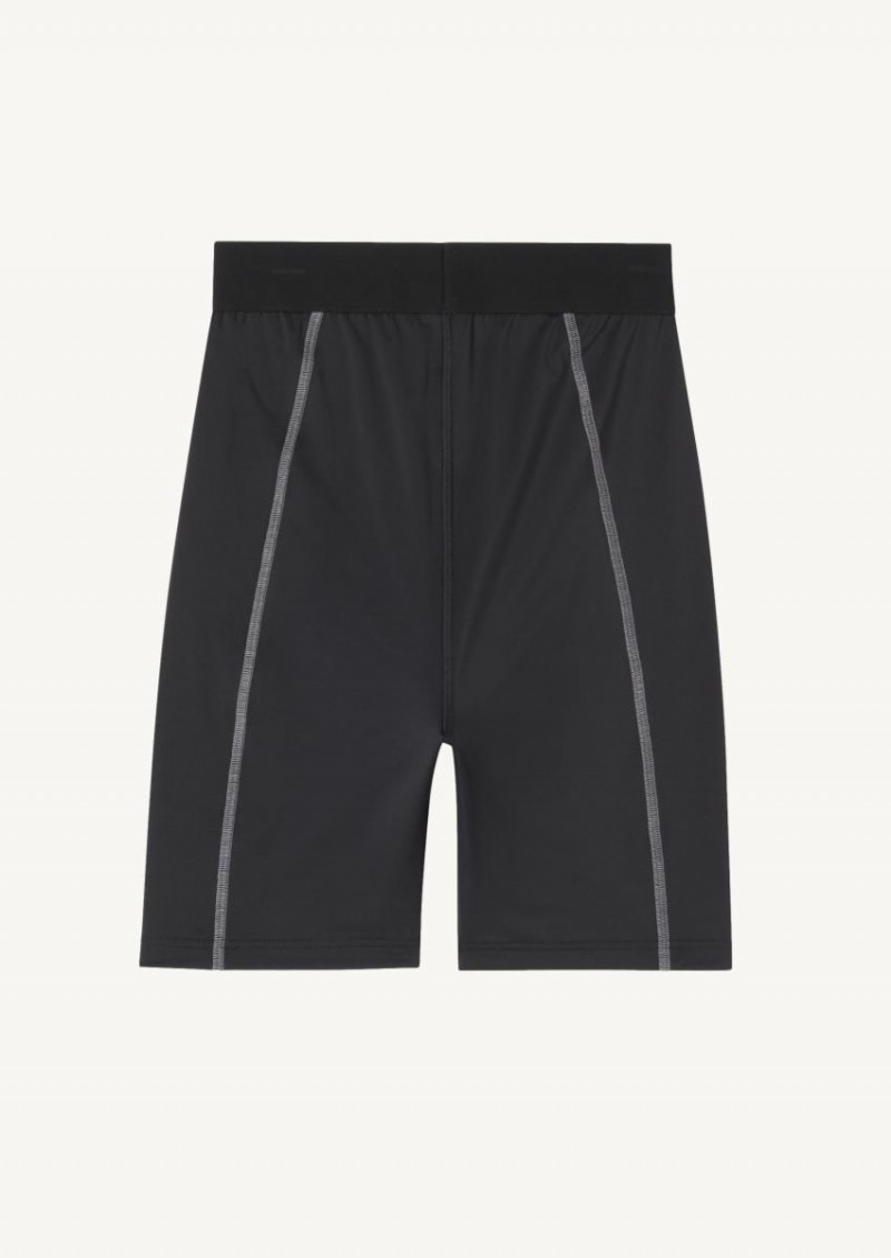 Black and grey cycling shorts