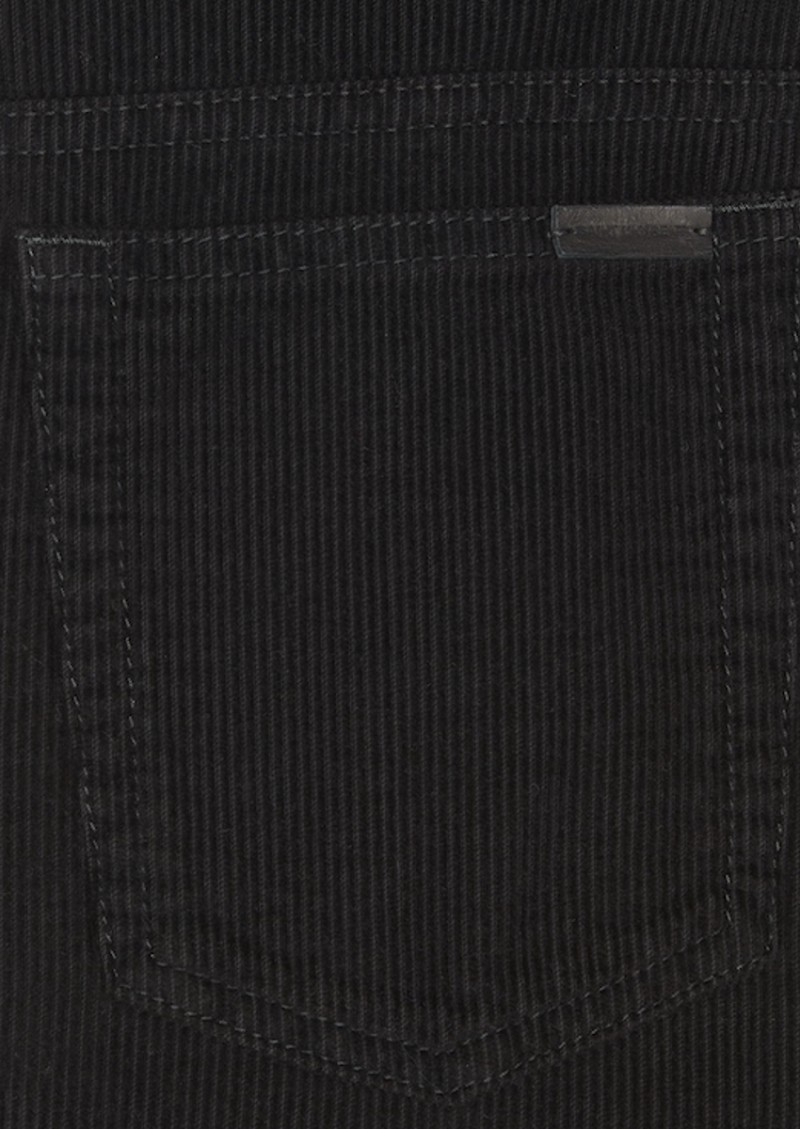 Clyde jean en velours côtelé dye black
