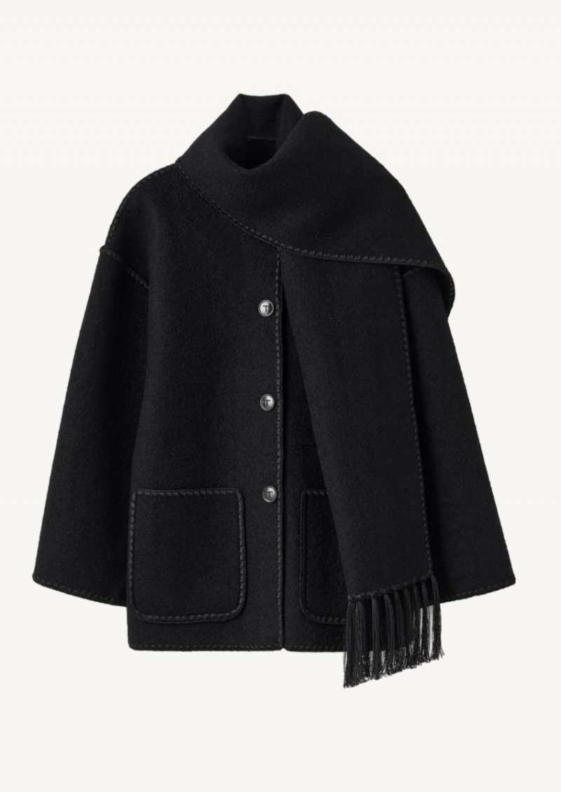 embroidered scarf jacket