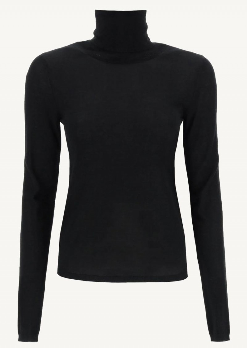 First layer turtleneck black