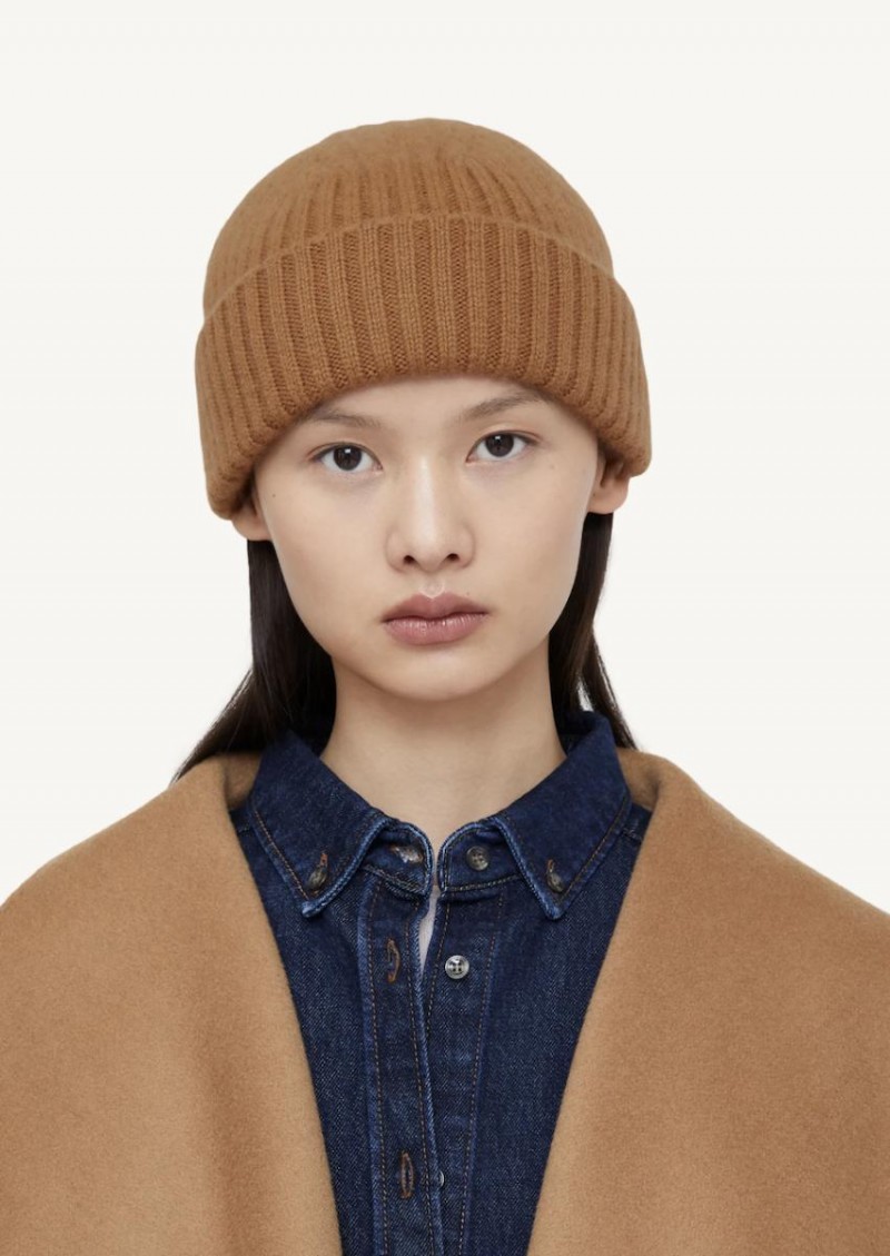 Chunky brim beanie cinnamon