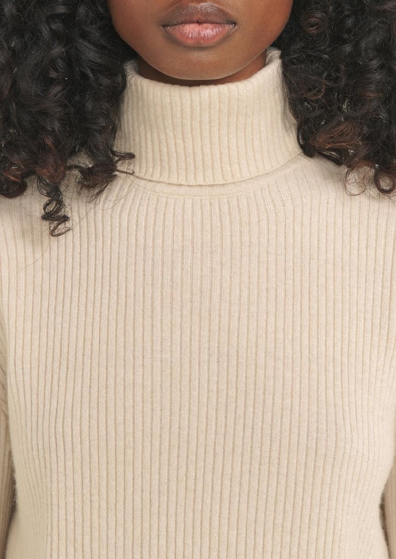 Ivory turtleneck Sweater - INDRESS 