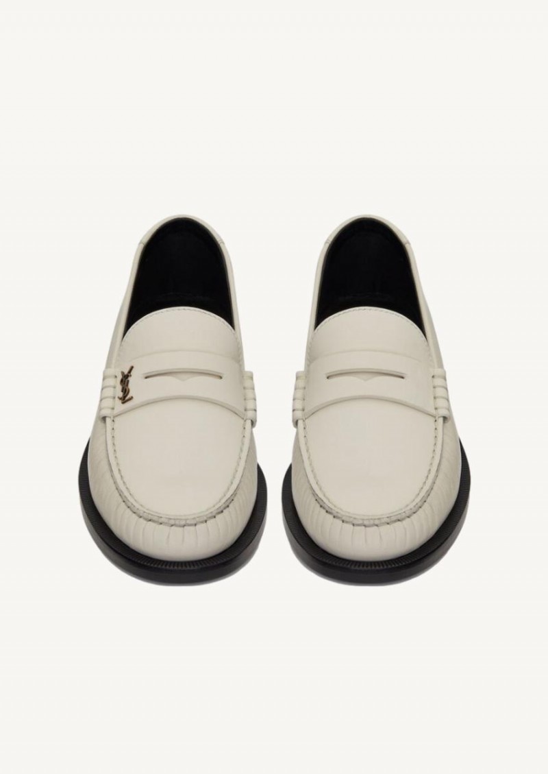 The Loafer Monogram Loafers pearl