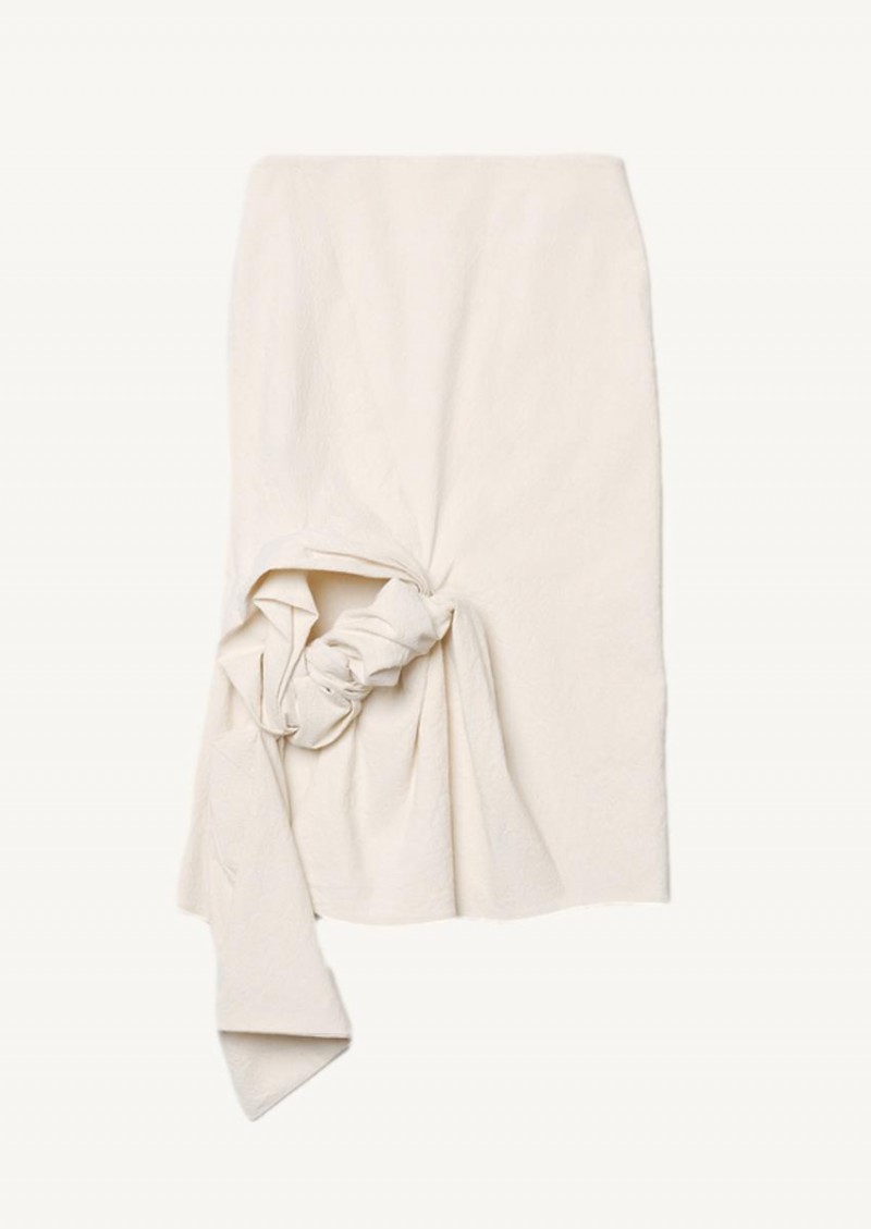 The Crema off-white skirt