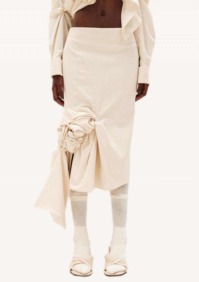 La jupe Crema off-white