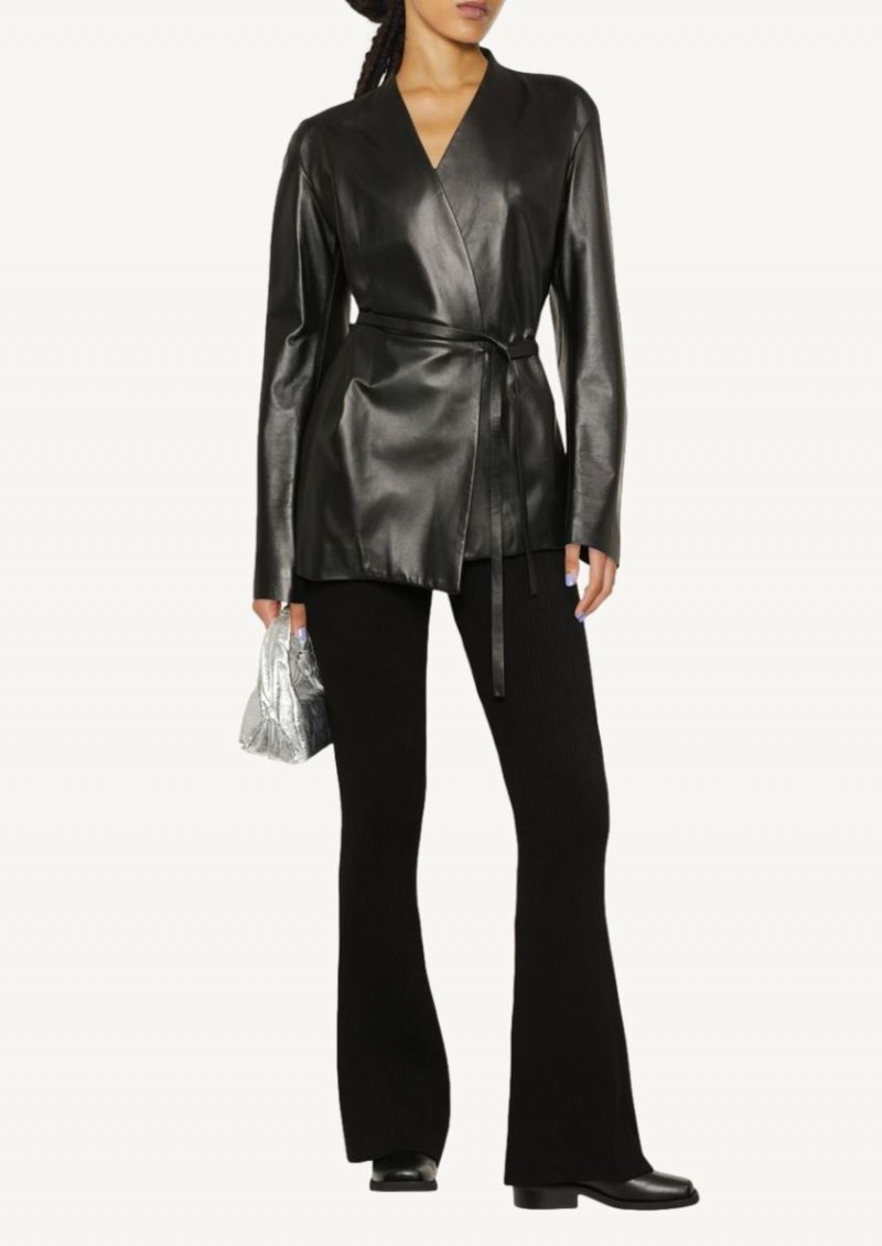 Pantalon Bootcut côtelé noir