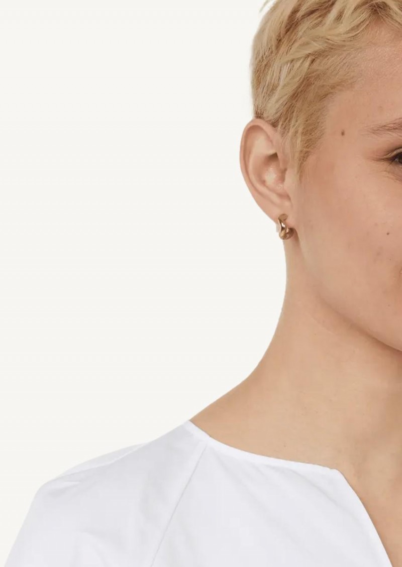 Boucles d'oreille Petit Wave vermeil