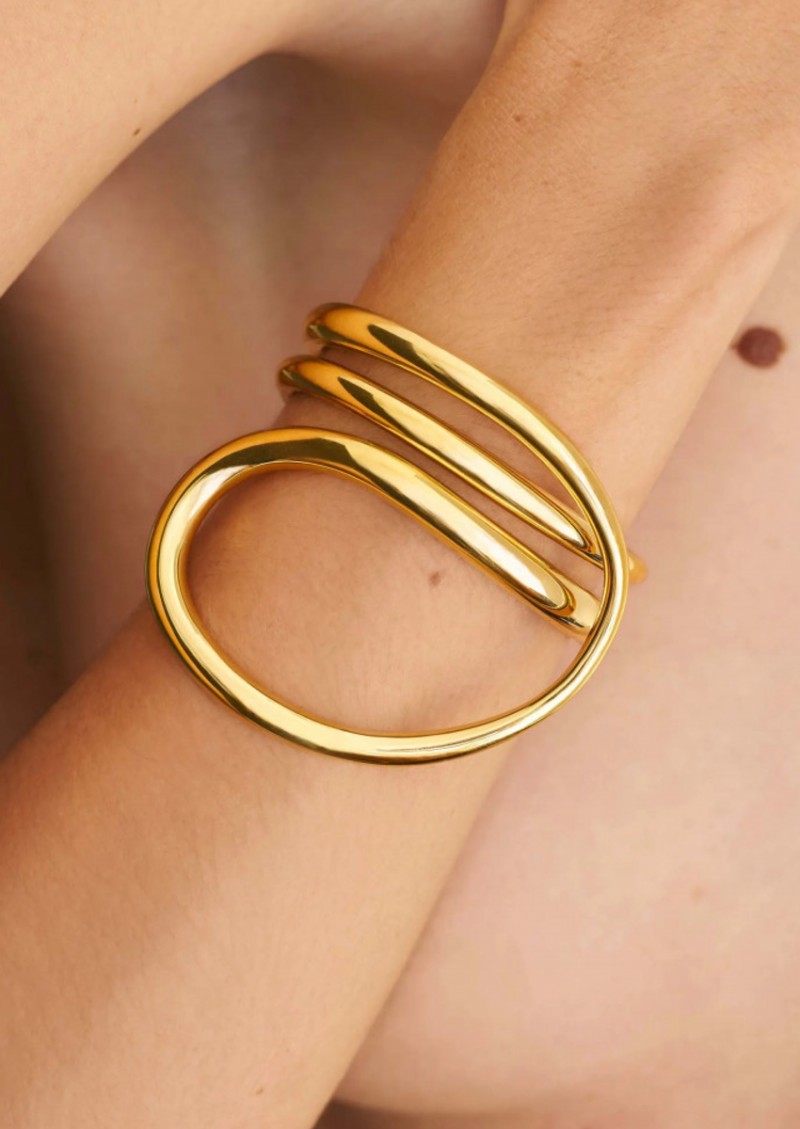 Bracelet Round Trip Vermeil