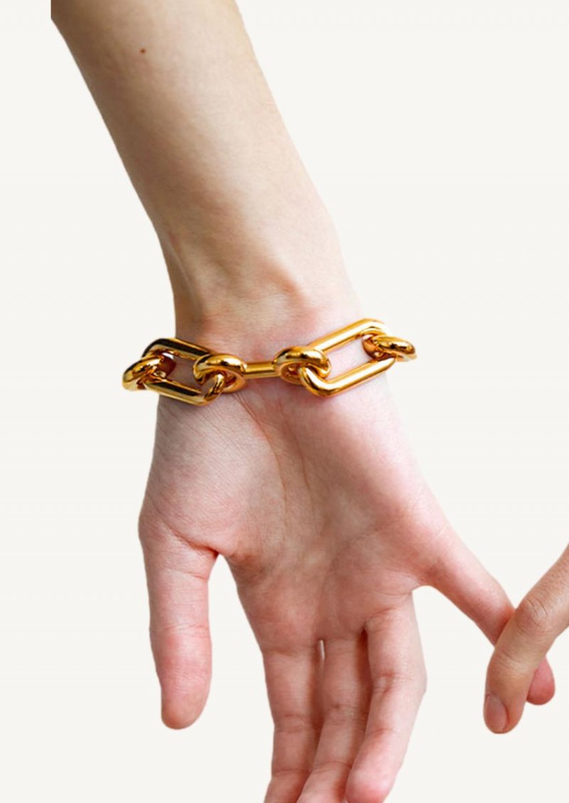 Bracelet Maxi Chain binary vermeil