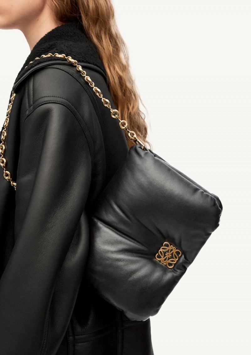 Sac Goya noir Puffer