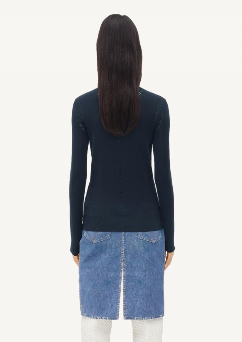 Pull En Soie Légère Abyss