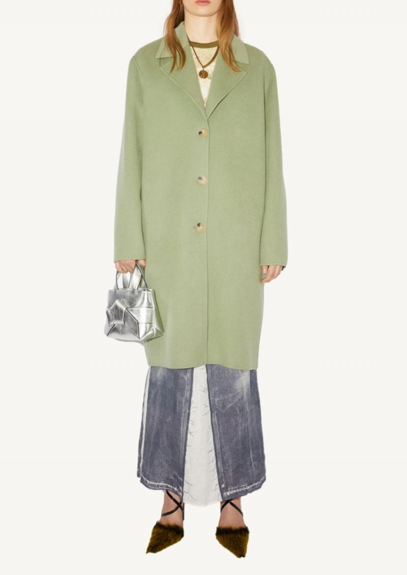 Dusty green straight coat