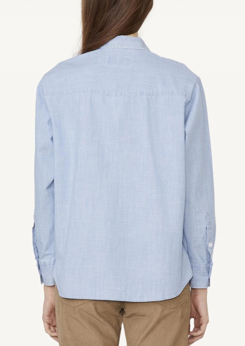 Chemise Jesse washed blue