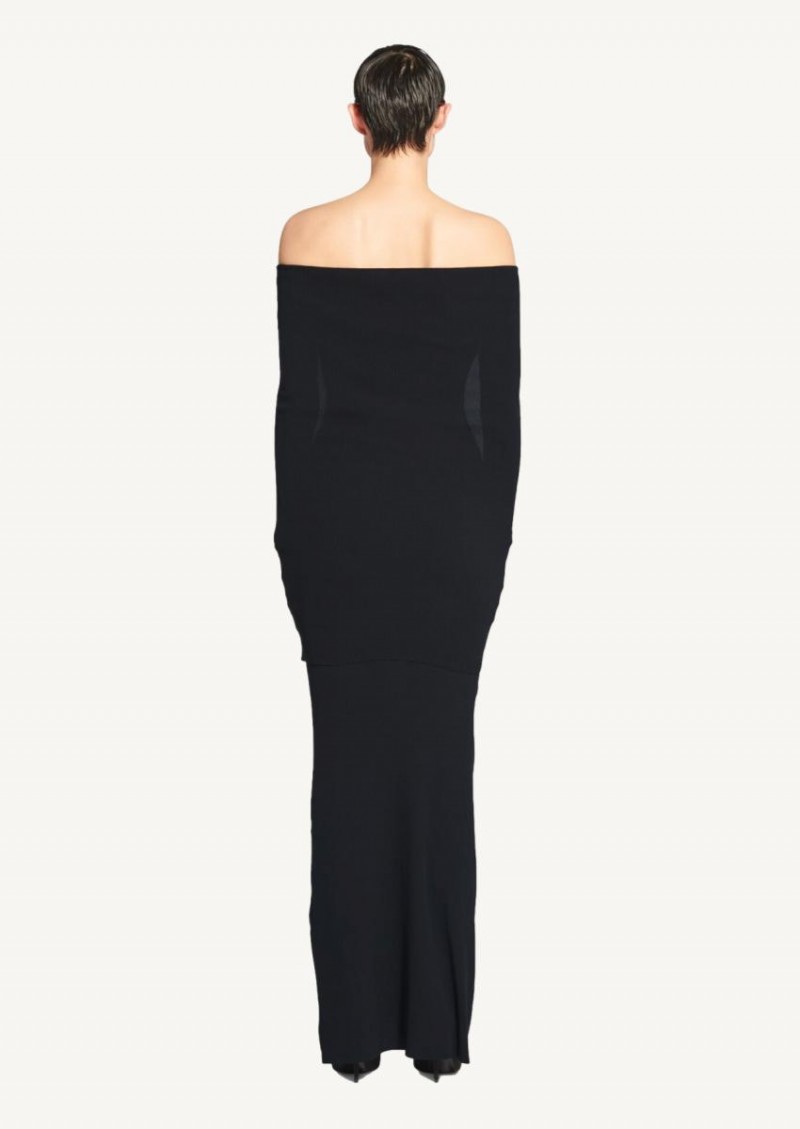 La Robe Col Bateau noire