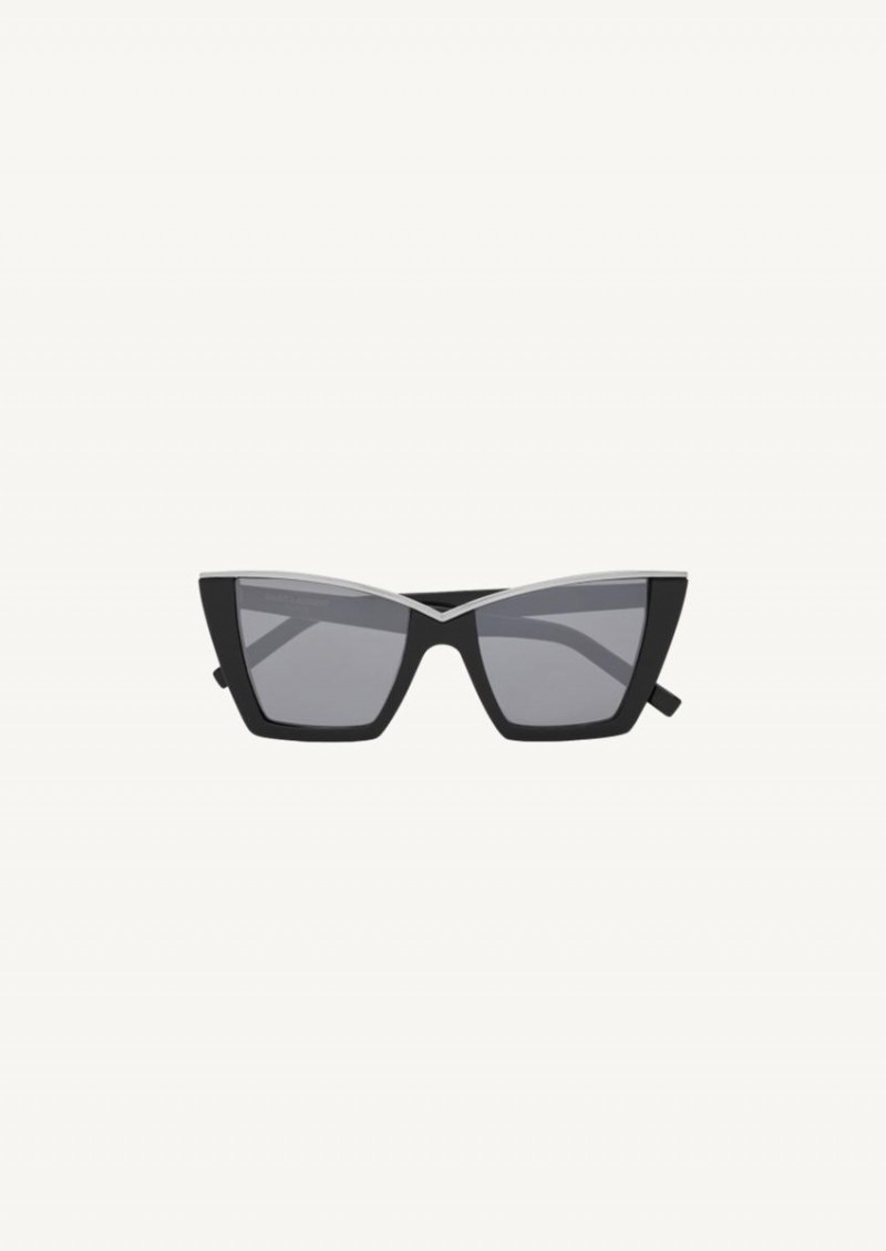 Black and silver SL 570 sunglasses