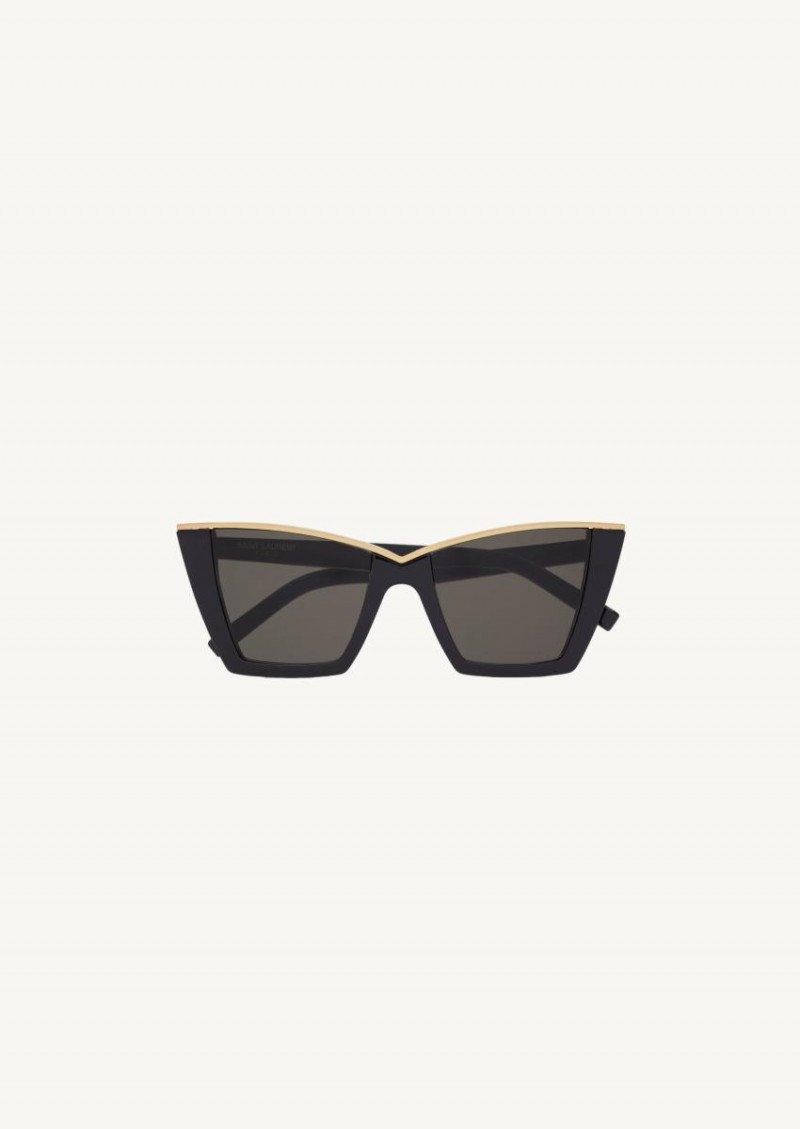 Black and gold SL 570 sunglasses