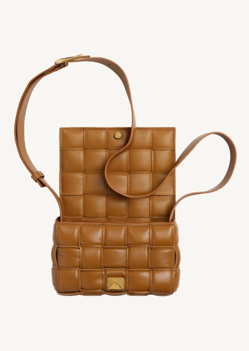 Padded Cassette Bag Small Size Camel