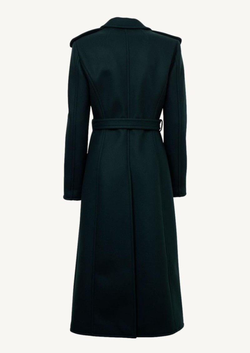 Dark green oversize coat