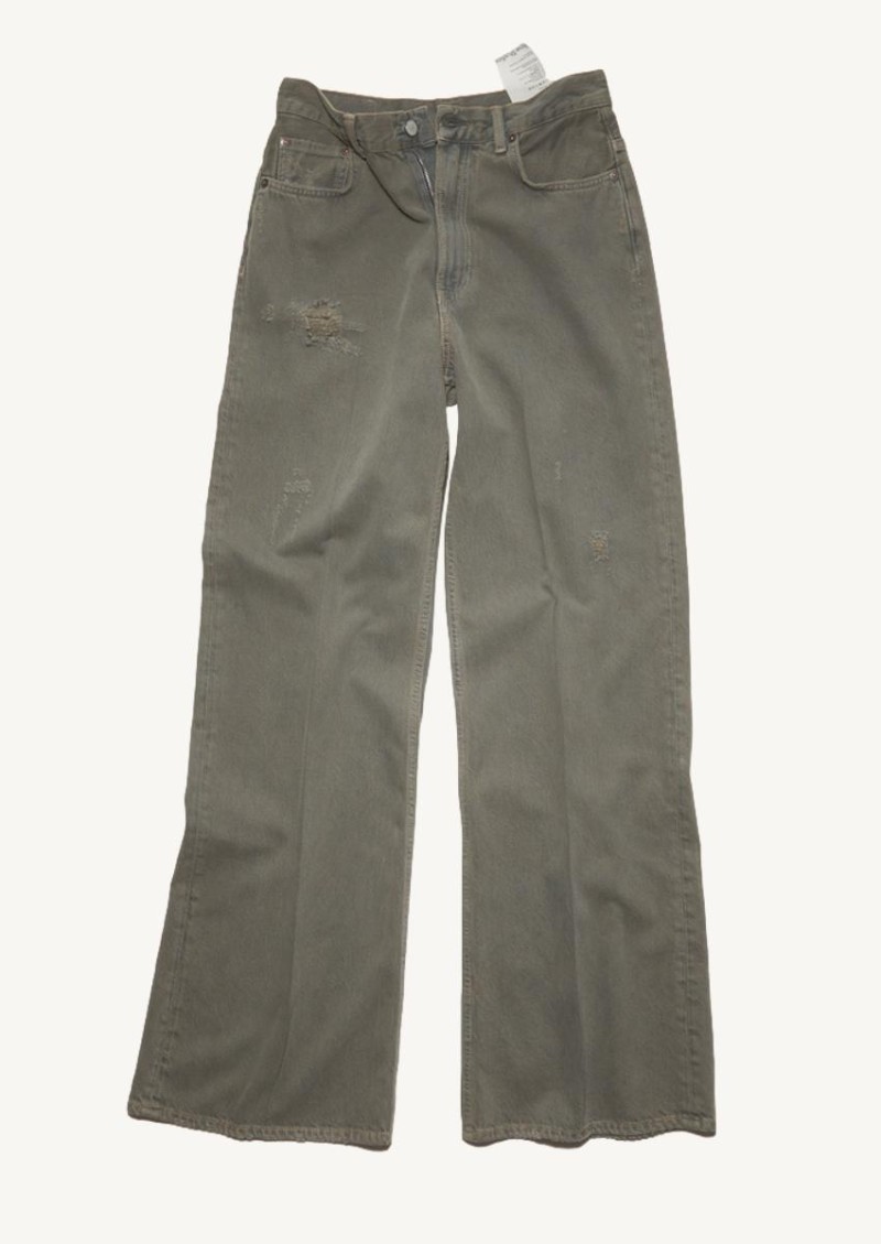 Blue green Loose jean