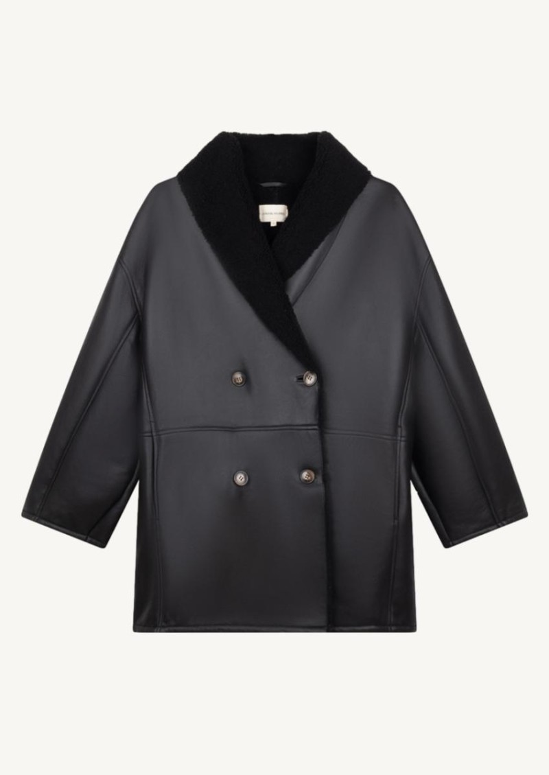 NAMO Manteau en shearlingnoir