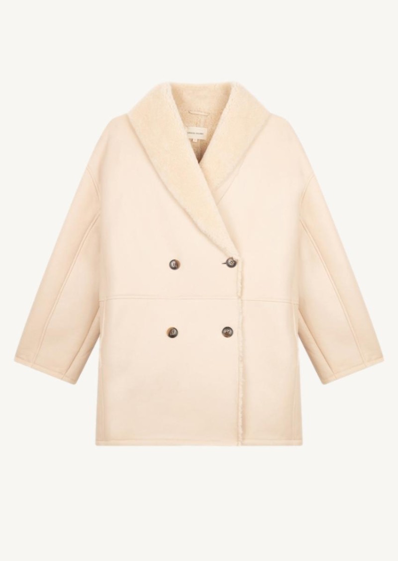 NAMO Manteau en shearlingvanilla