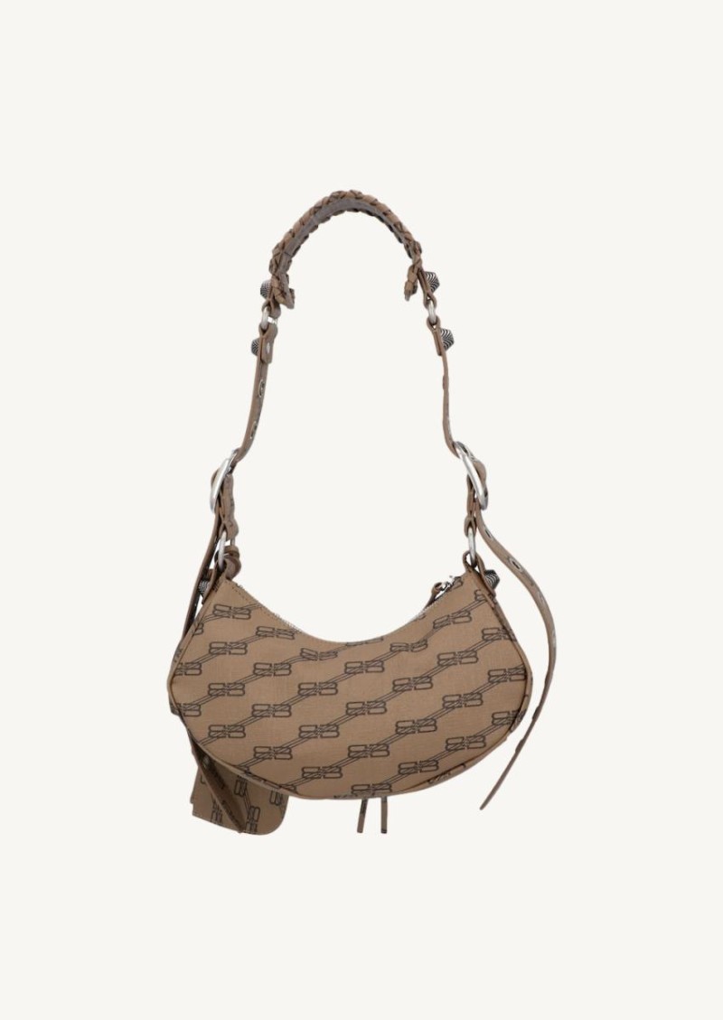 Le Cagole XS in Brown with Monogram