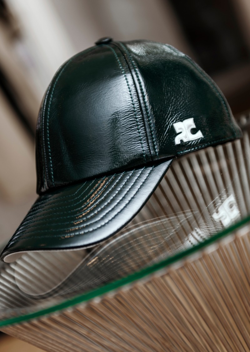 Dark green vinyl cap