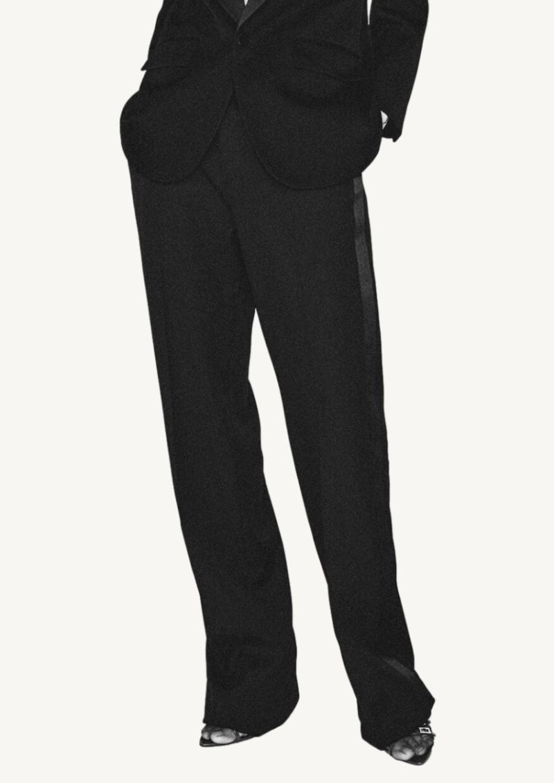 Black tuxedo pants