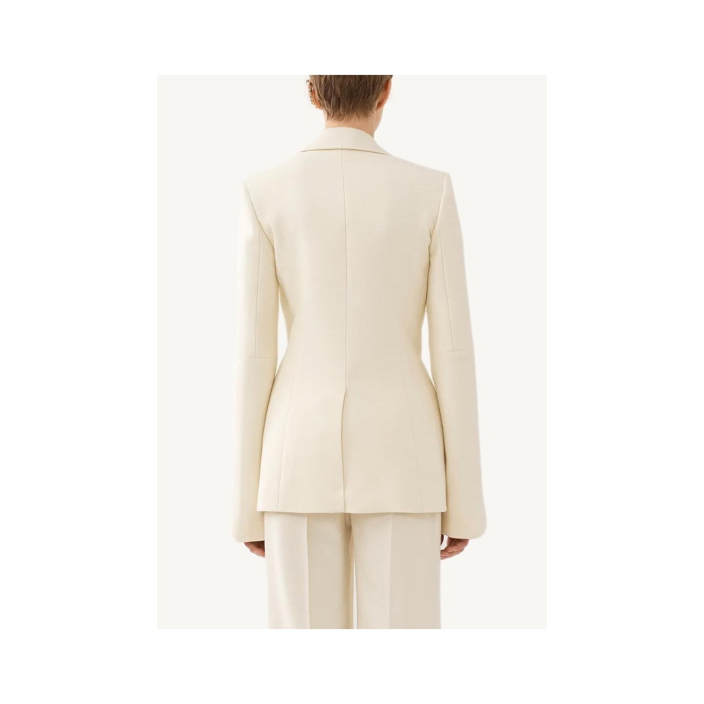 Blazer jacket corset coconut milk