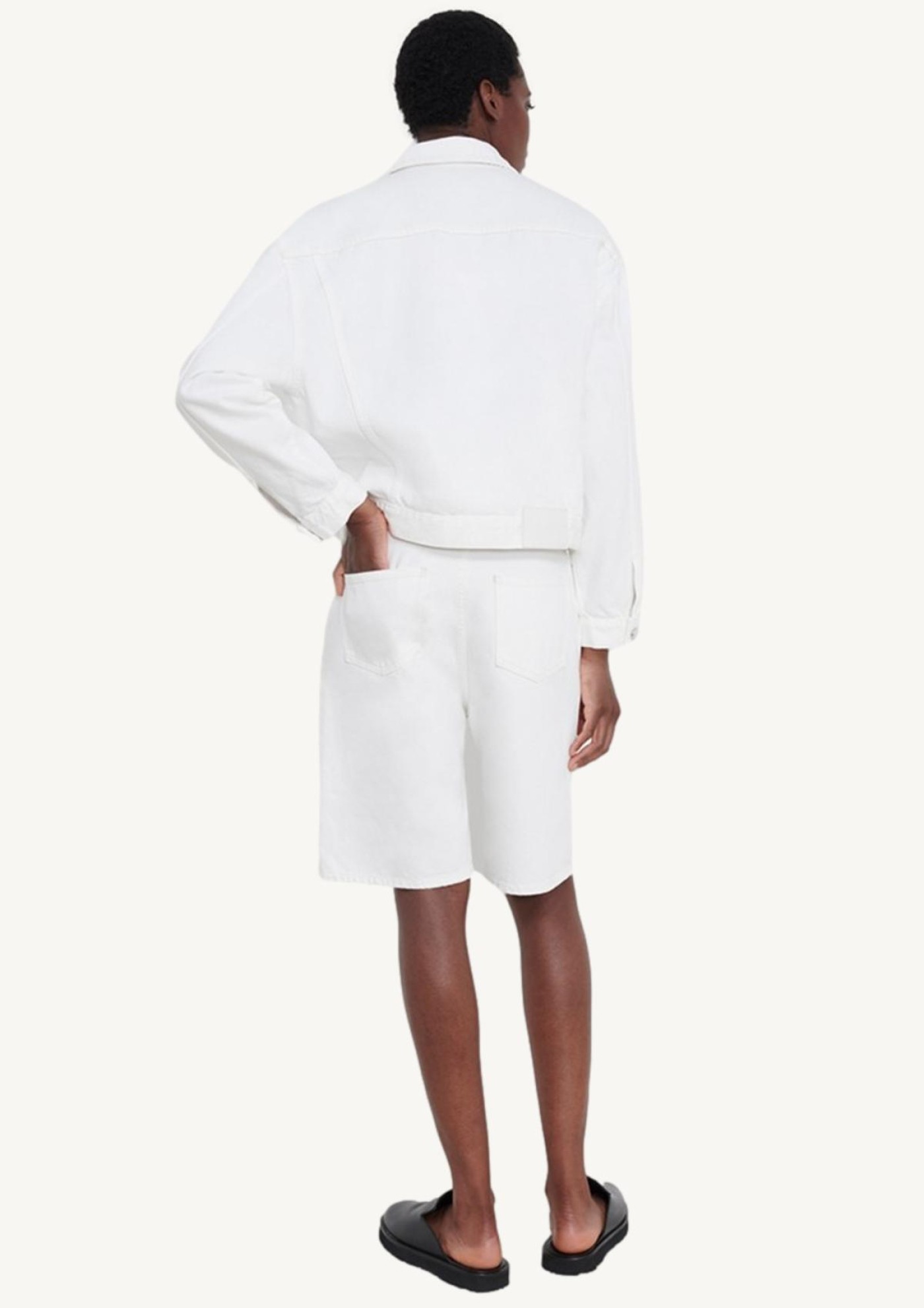 DAVE Veste en denim ivory