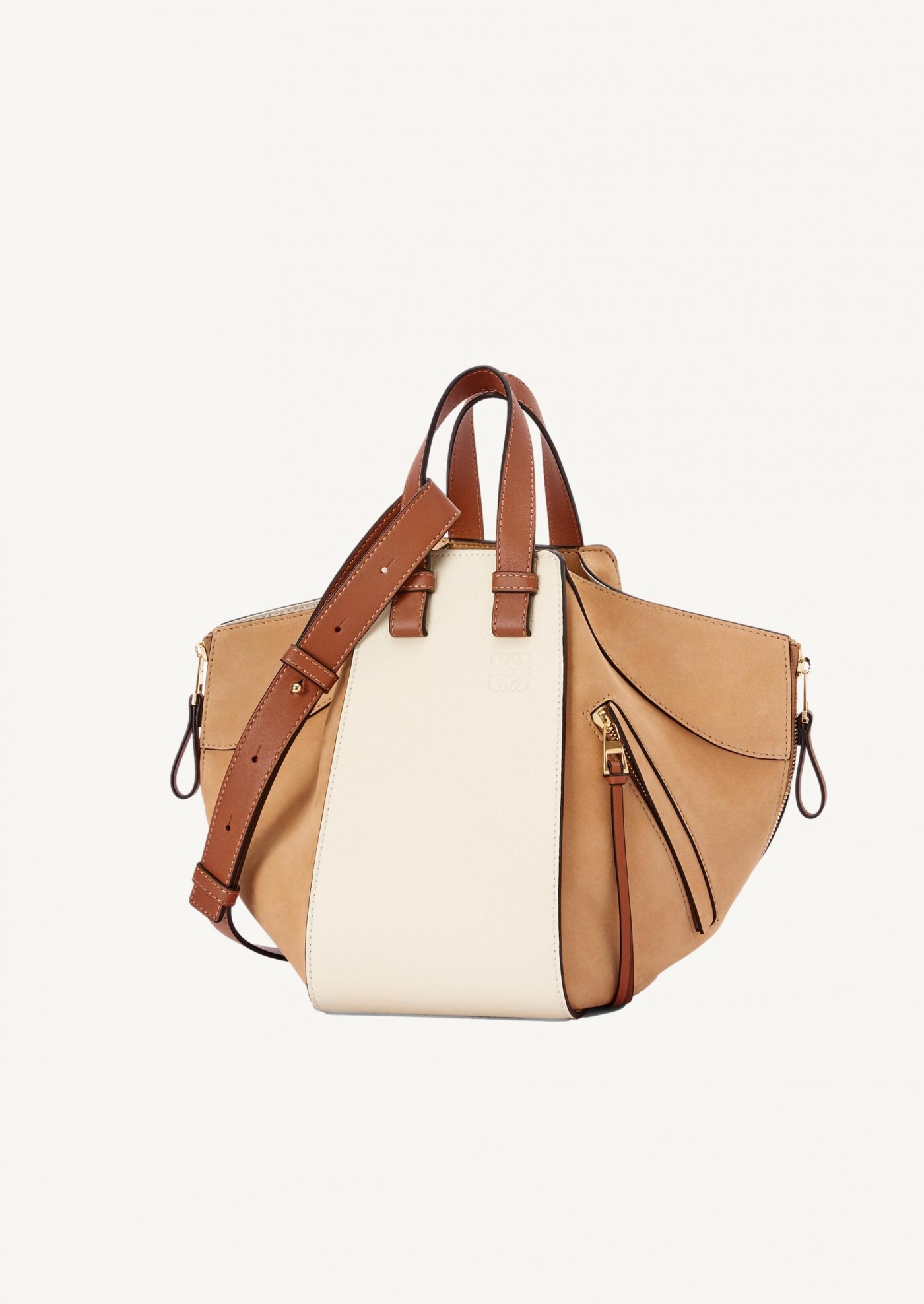 Small Hammock bag in classic calfskin and suede