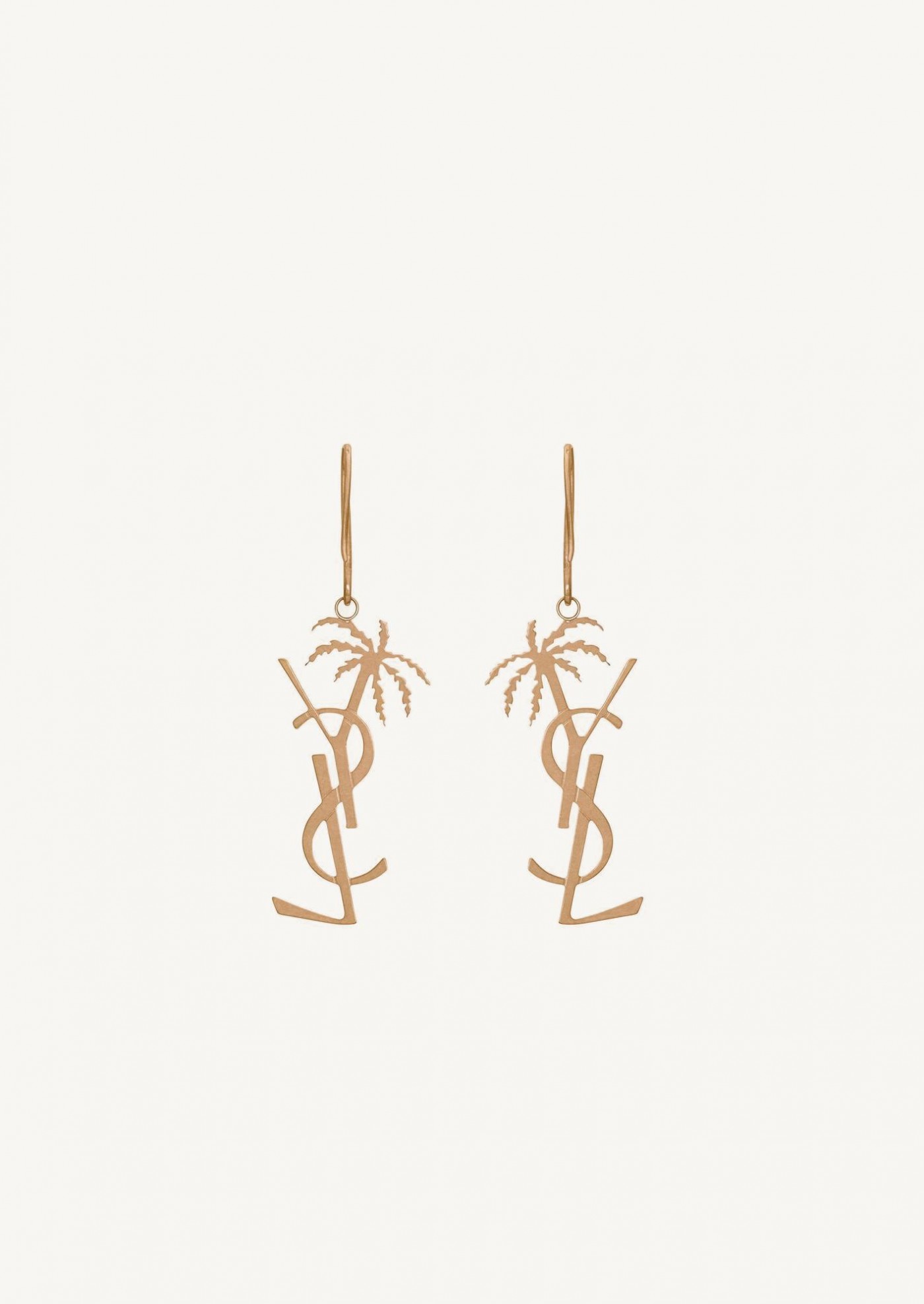 EARRINGS CASSANDRA PALM TREE IN METAL