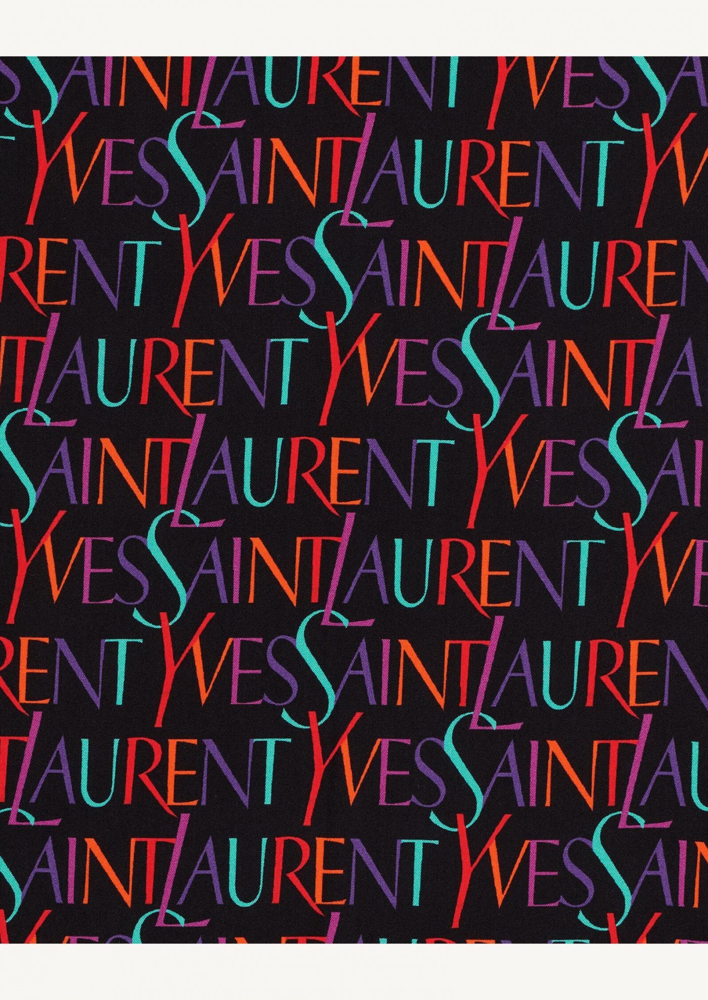 SQUARE BANDANA YSL IN SILK TWILL