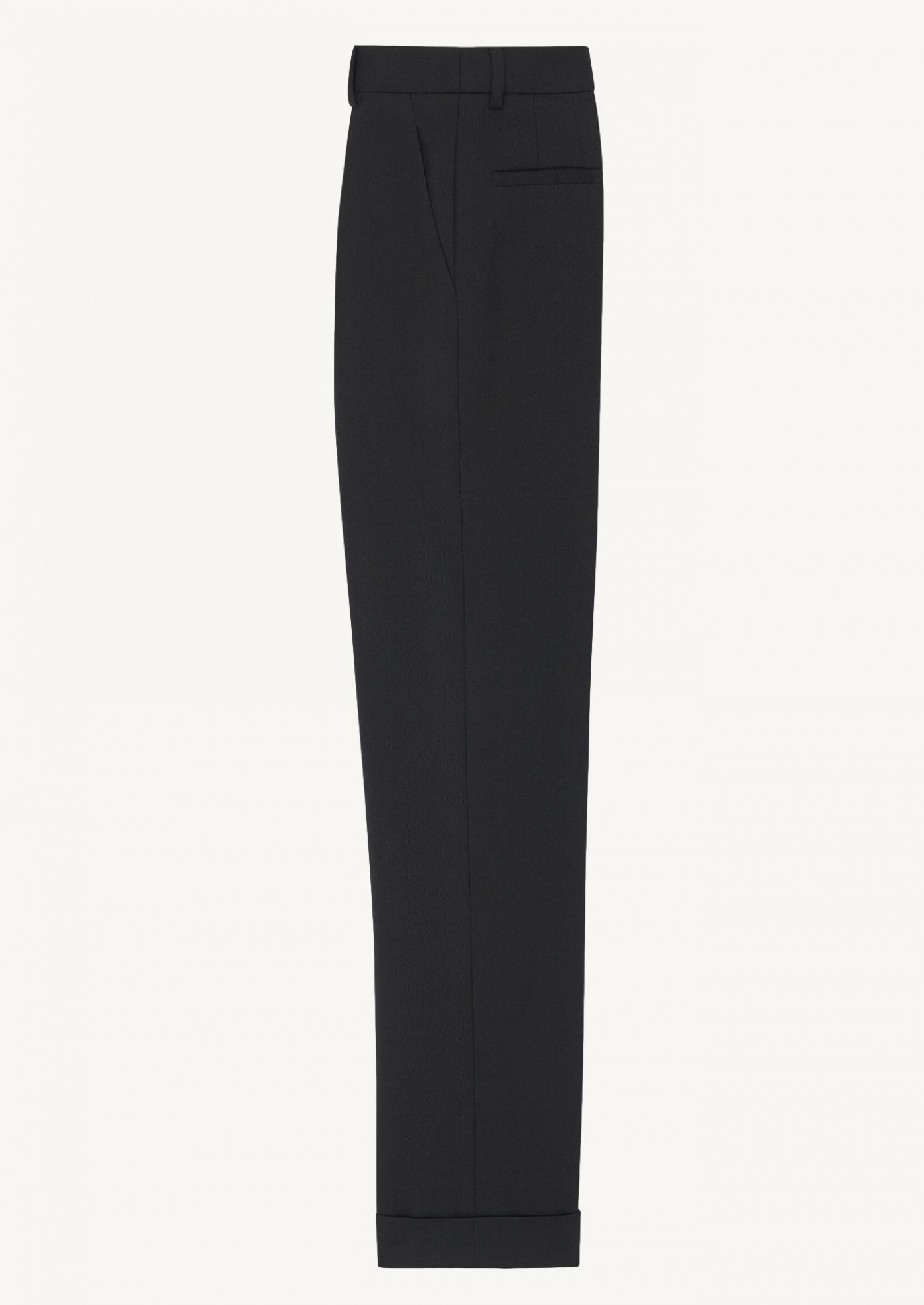 Loose-fitting gabardine pant