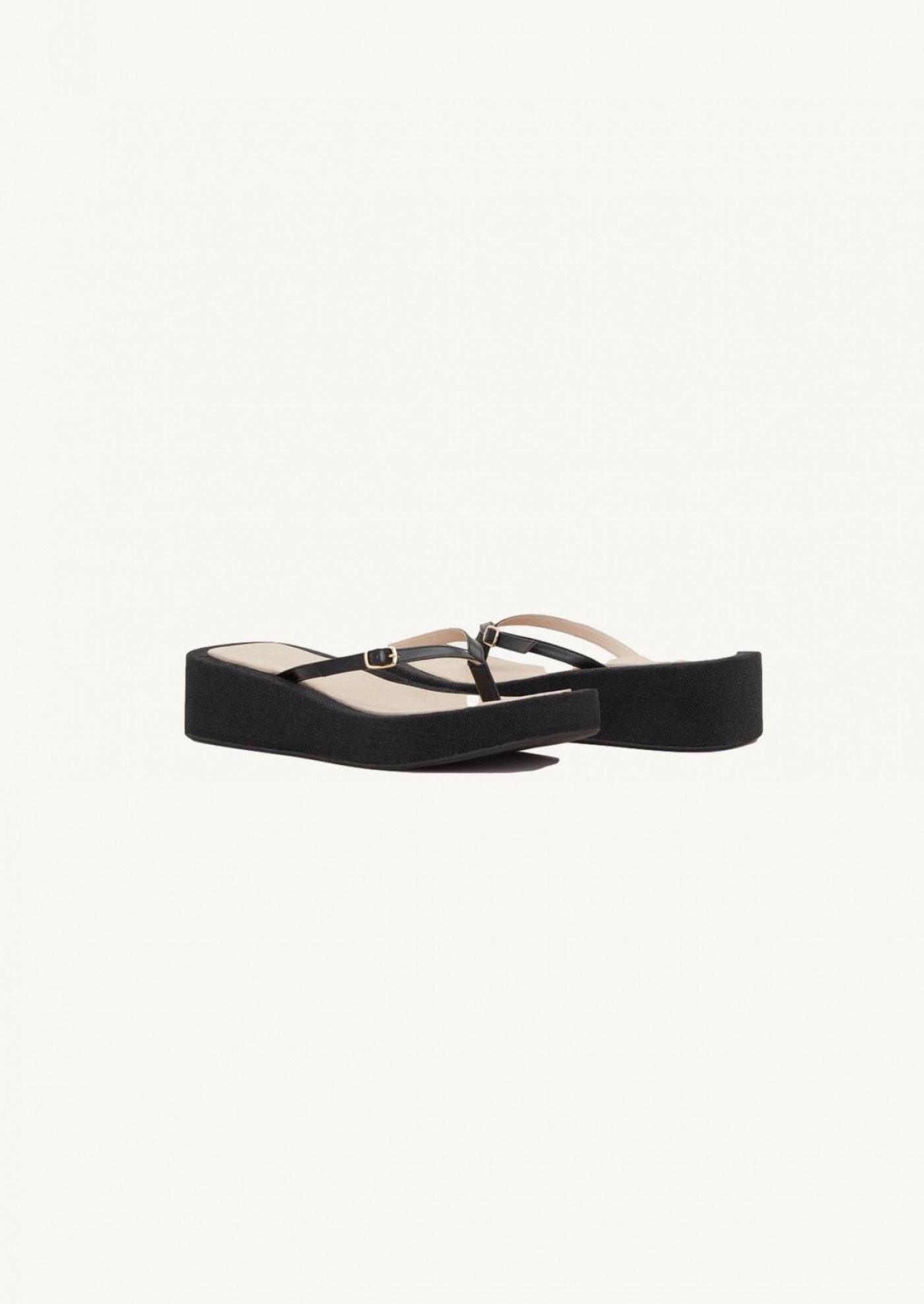 Black Linen Tatanas
