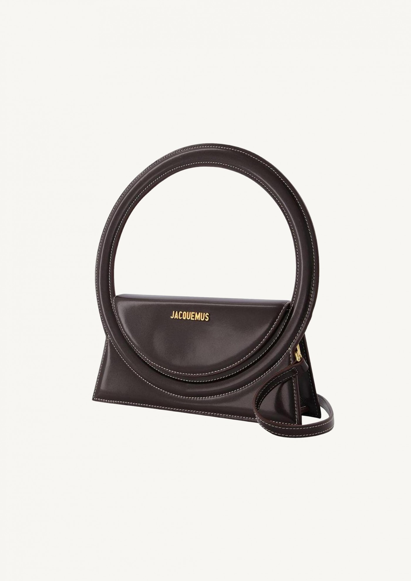 Le sac Rond marron foncé