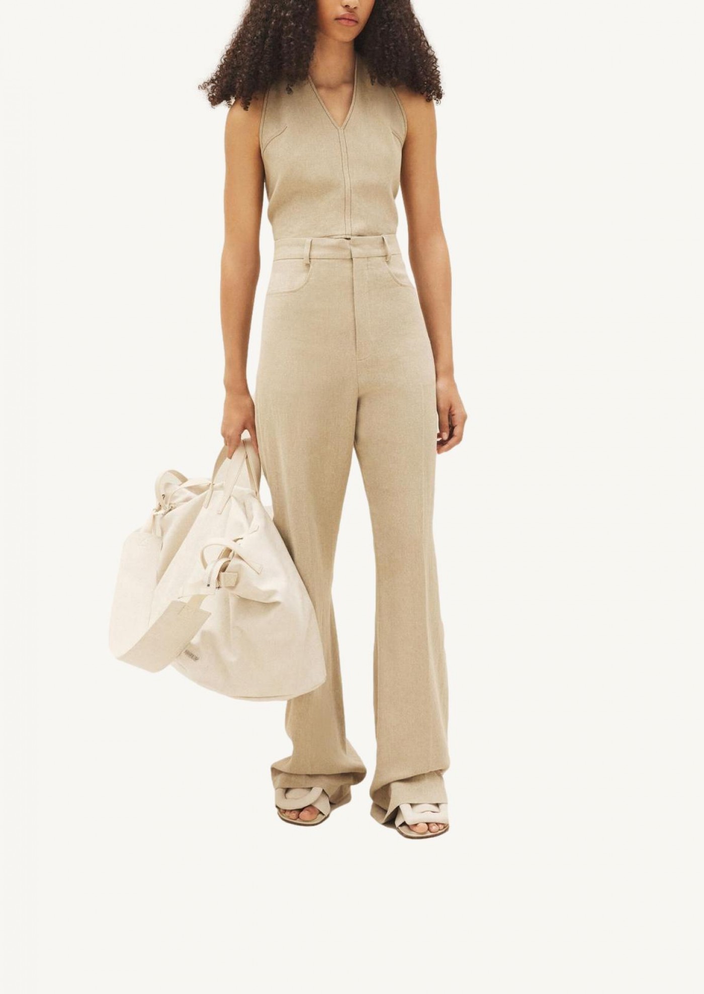 Pantalon Sauge beige