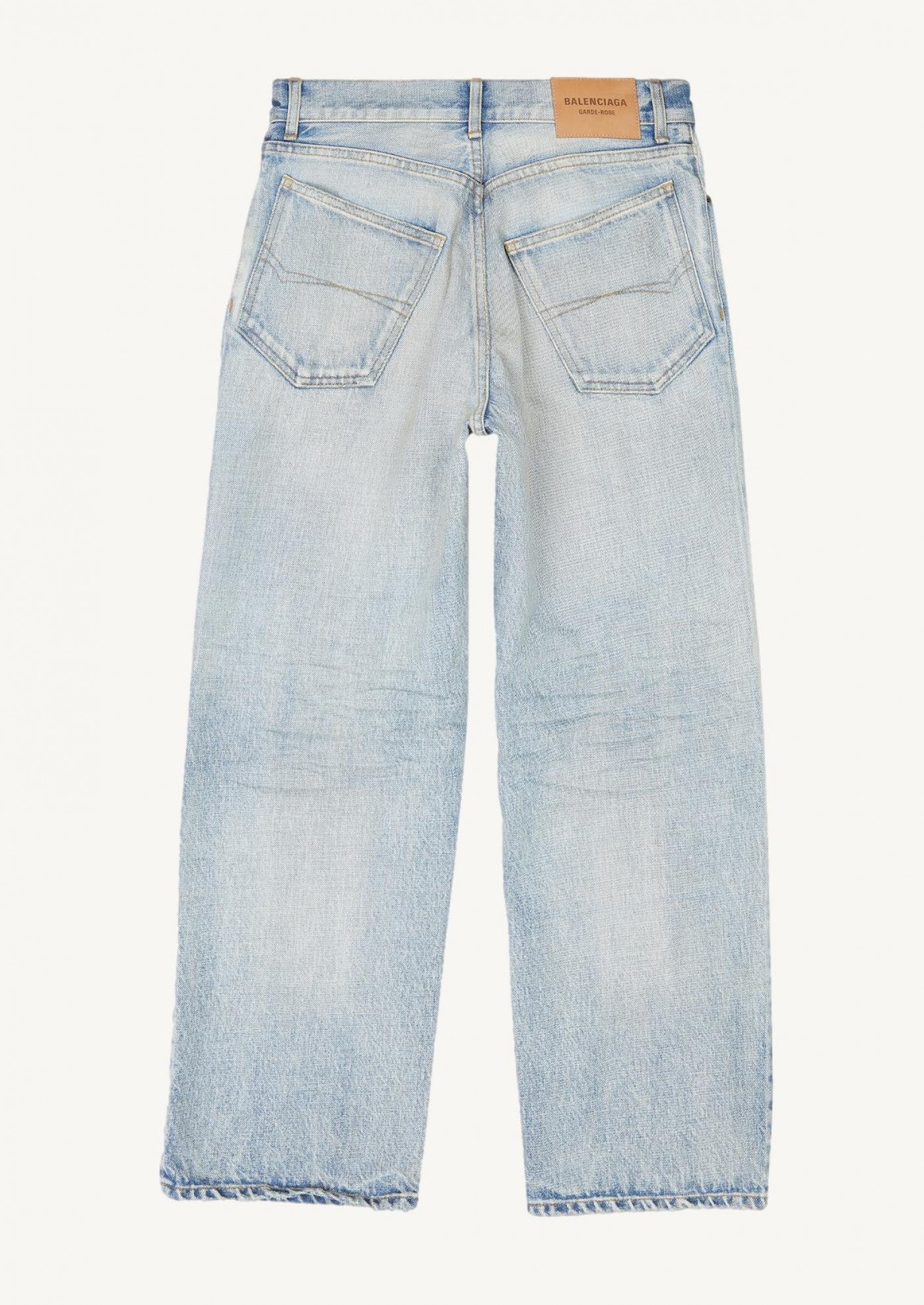 Light blue ankle length jeans