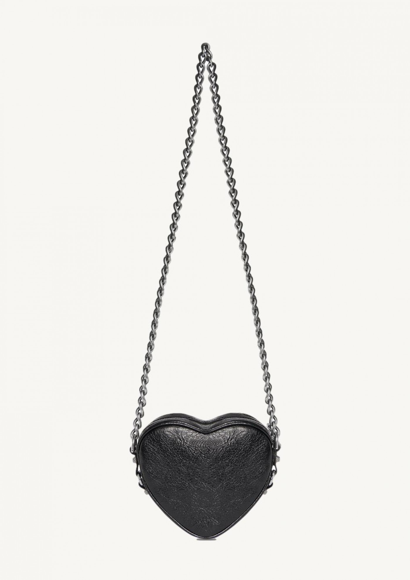 The bag Cagole Heart mini black