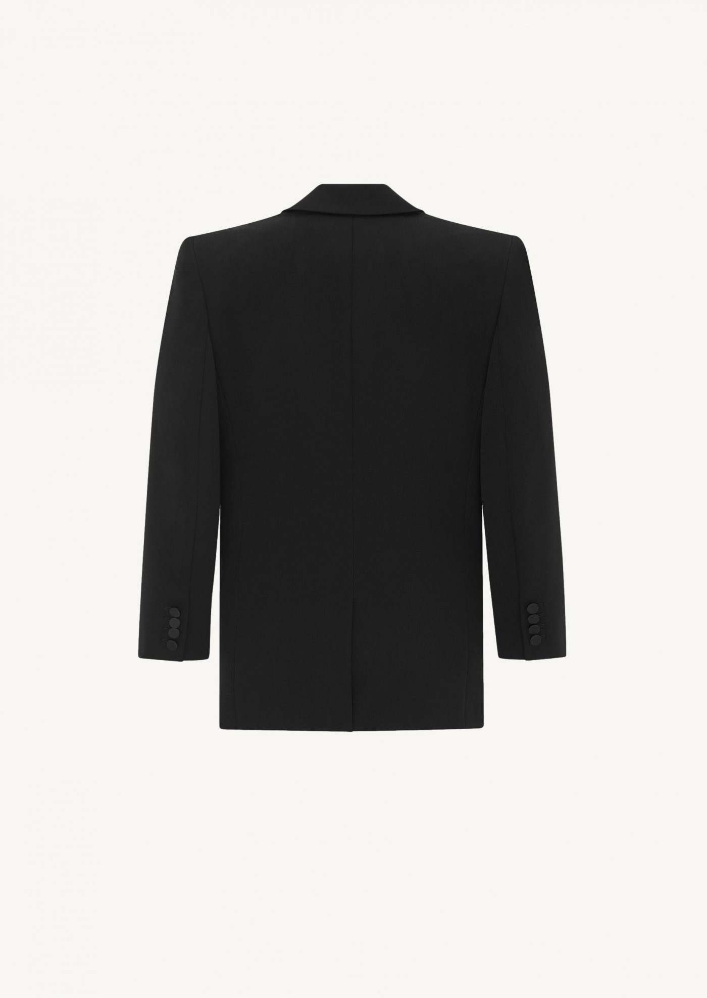Tuxedo jacket in powder grain