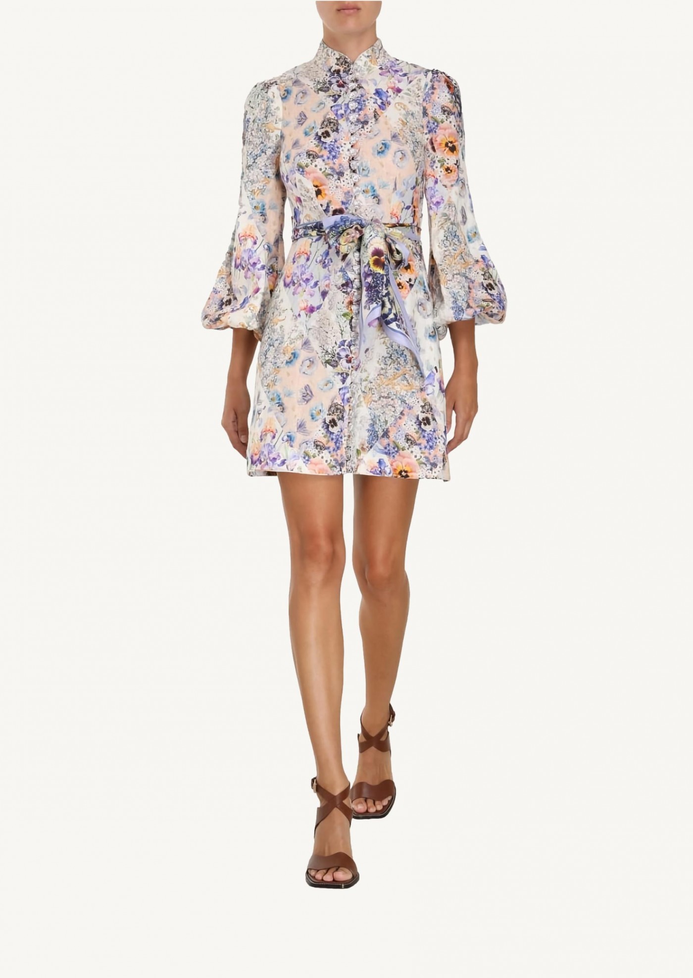 Tama Belted mini dress